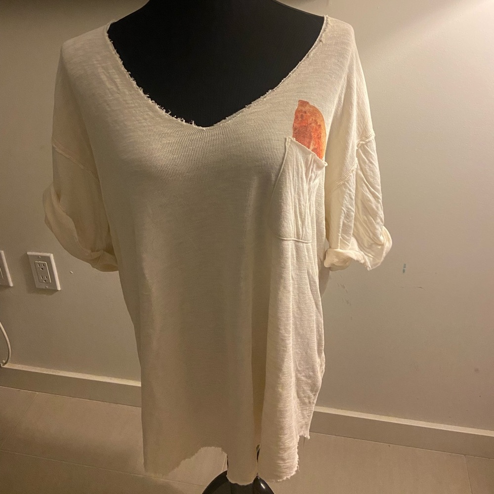 Wildfox Pizza 🍕 Pocket Oversized Shirt